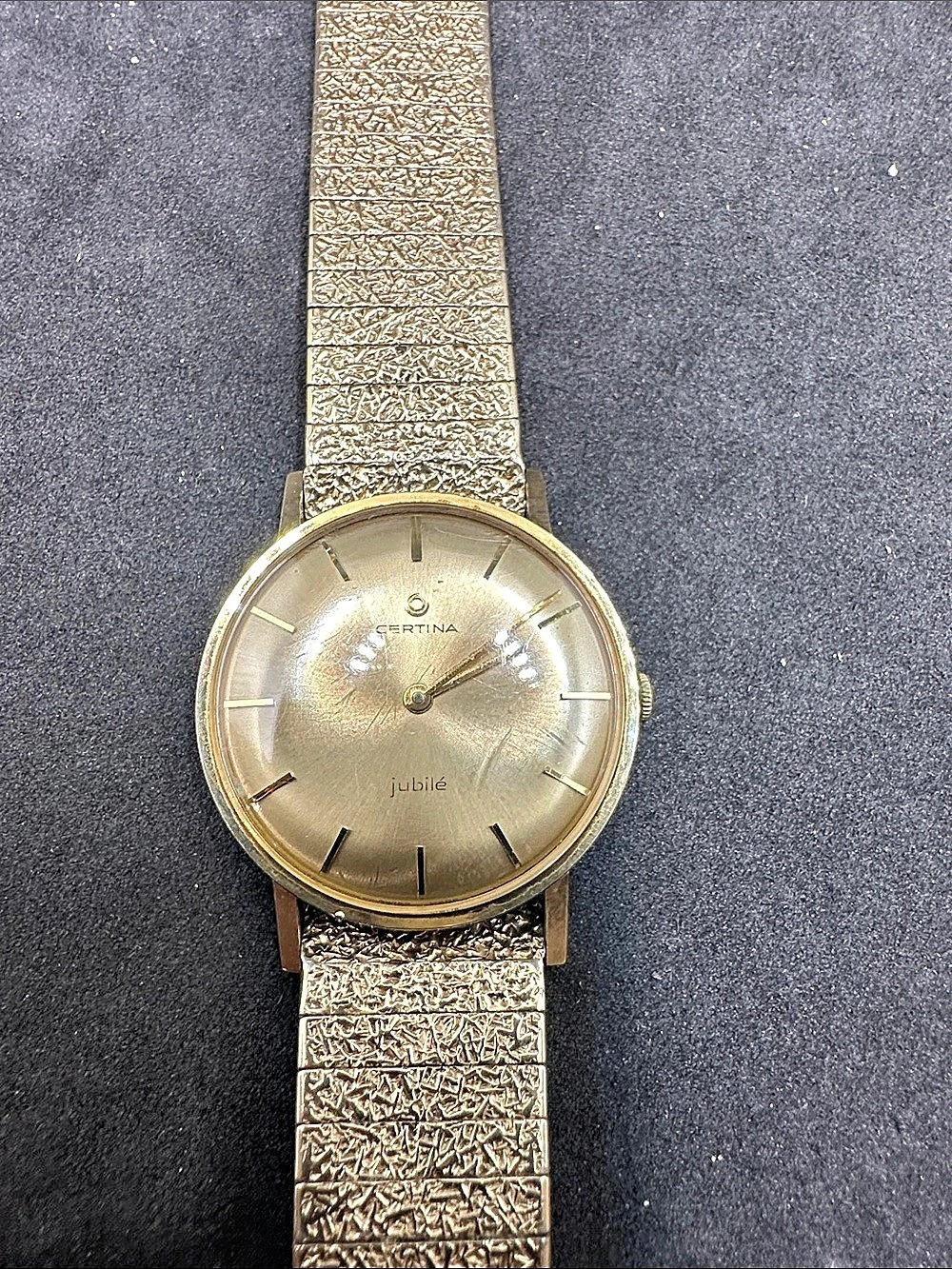 Certina Jubile Gold-Tone Vintage Watch